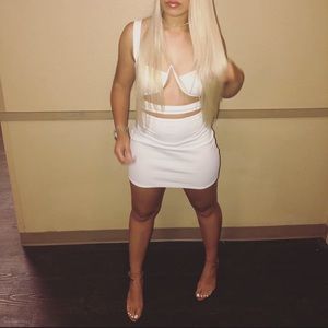 White Pretty Little Thing dress